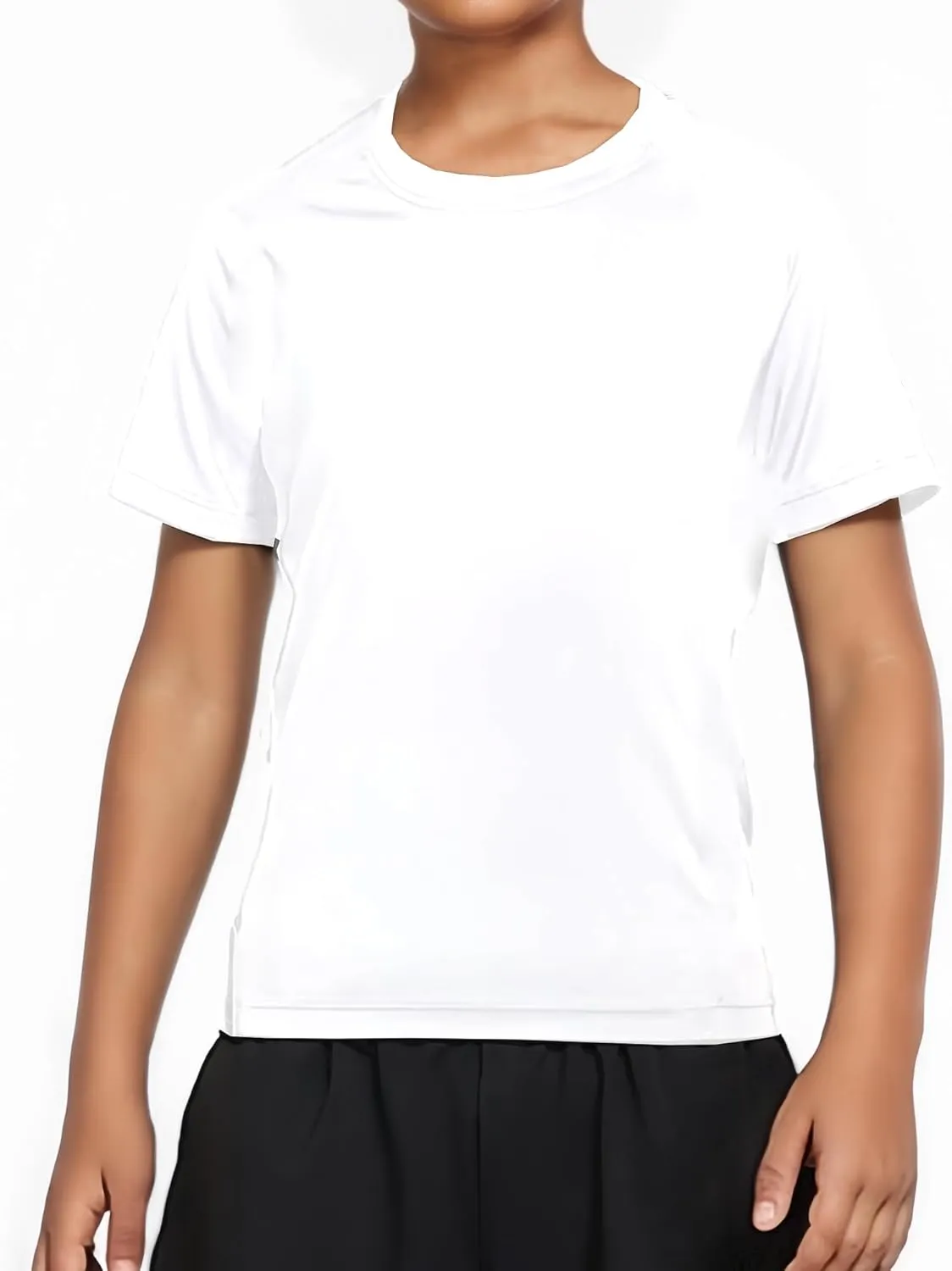 3 Pack Boys Compression Shirt Short Sleeve Youth Athletic Undershirt Kids Quick Dry Athletic Base Layer T-Shirt
