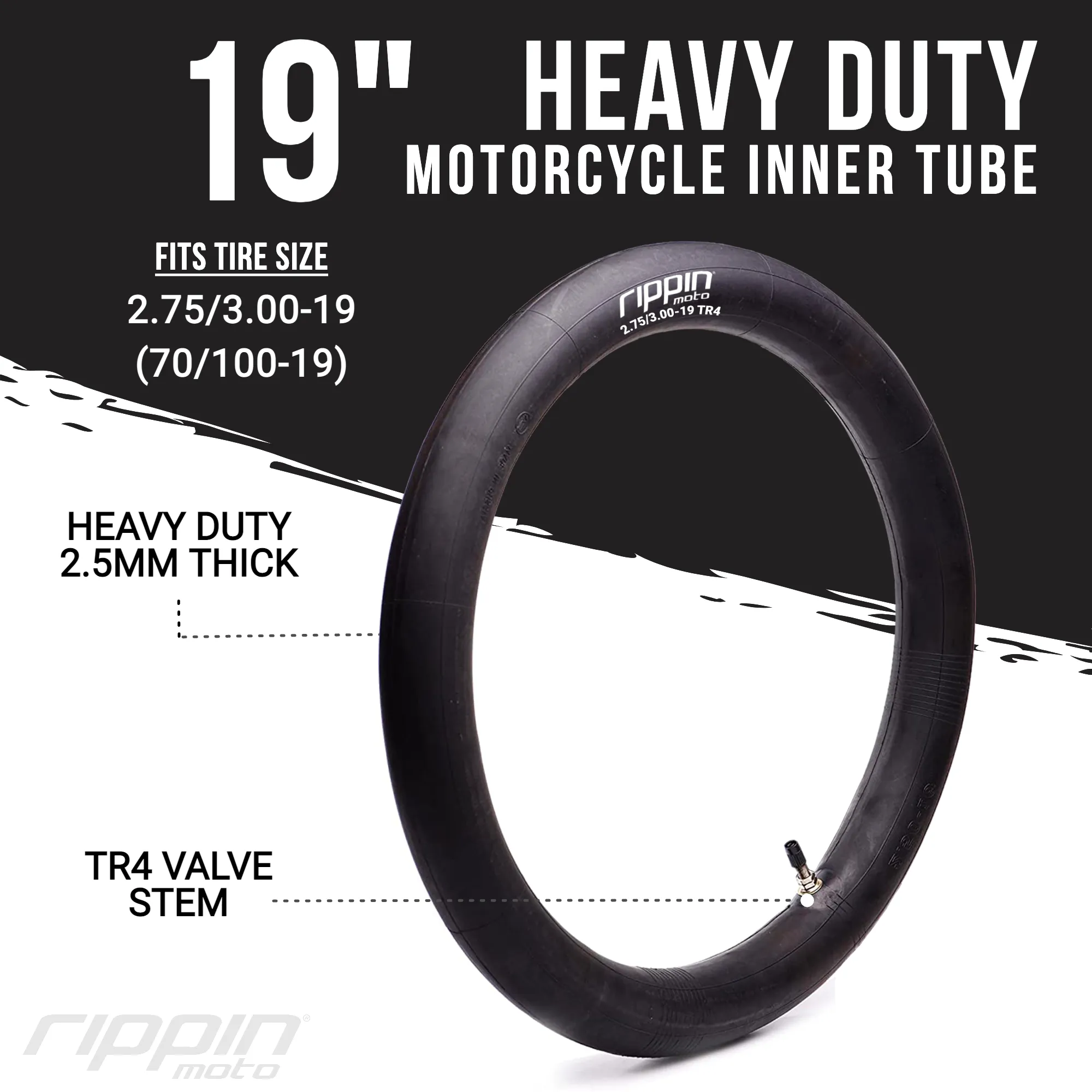 70/100-19 E-Moto Motorcycle Inner Tube (2.75/3.00-19) for Surron, E-Ride PRO & Talaria
