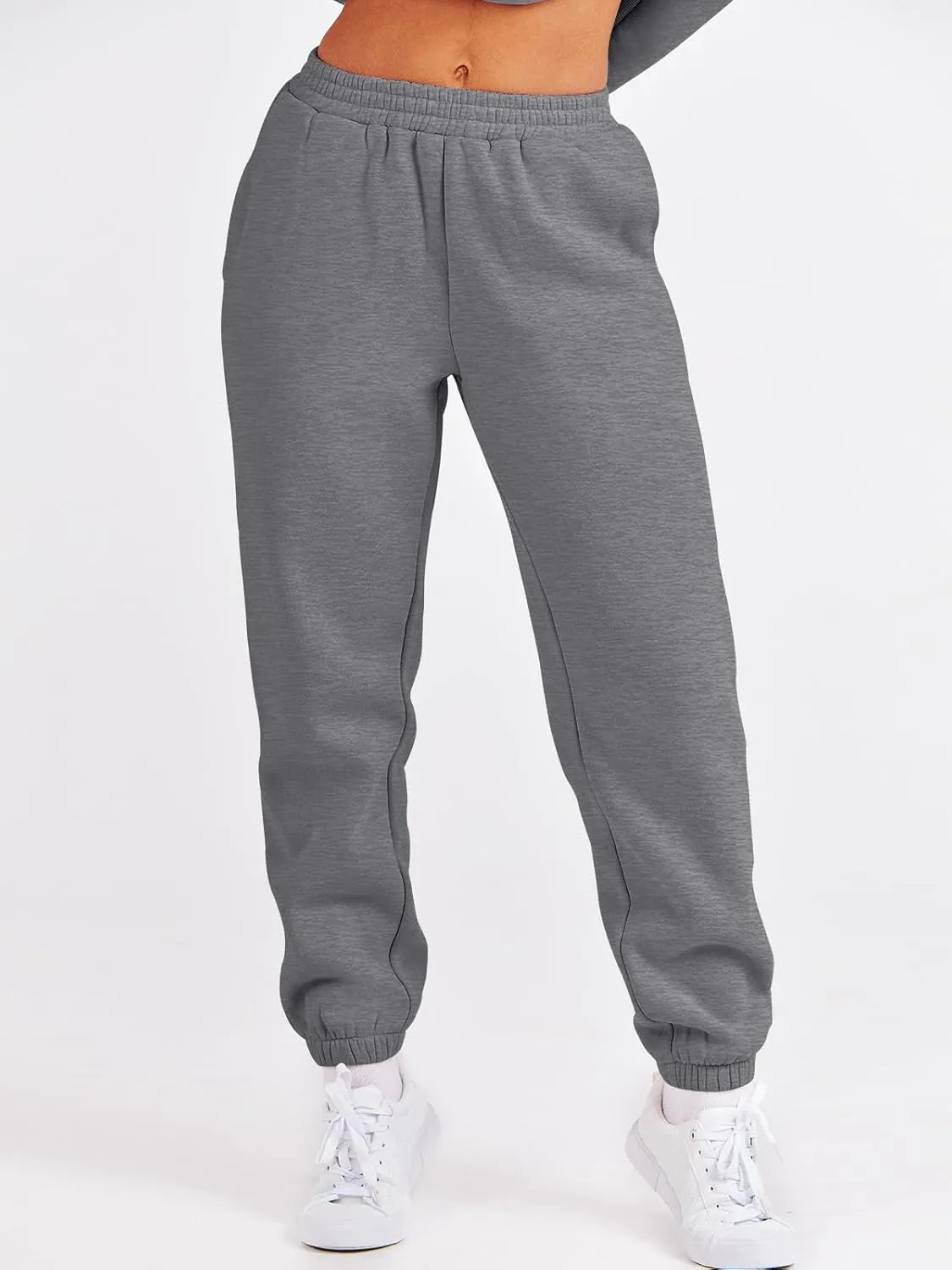 ANRABESS Women's Two Piece Outfits Lounge Set Long Sleeve Crewneck Sweatshirt Jogger Pants Tracksuit Sweatsuit 2024 Fall Sets