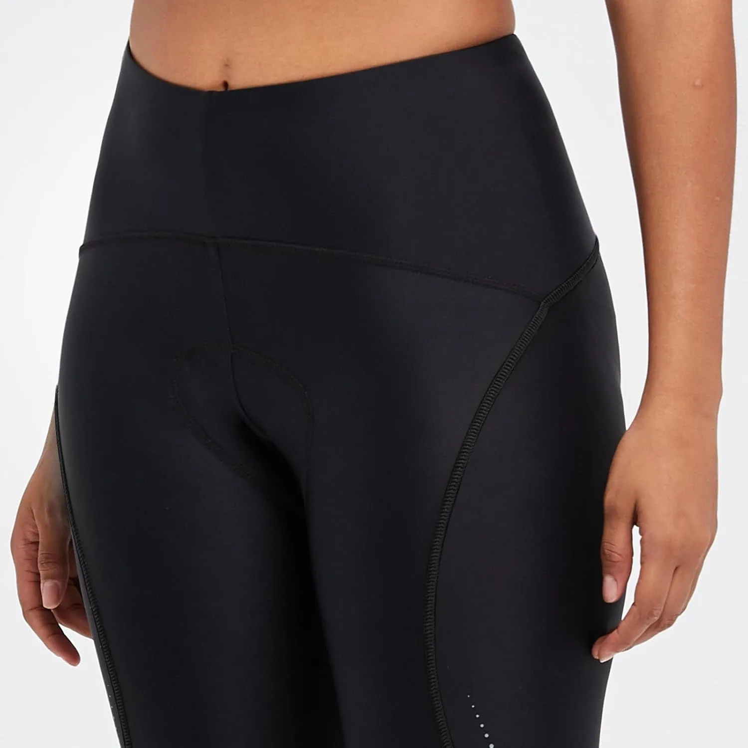baleaf Women's Bike Pants High Waist 4D Padded Cycling Capris Shorts 3/4 Biking Tights Pockets UPF50 