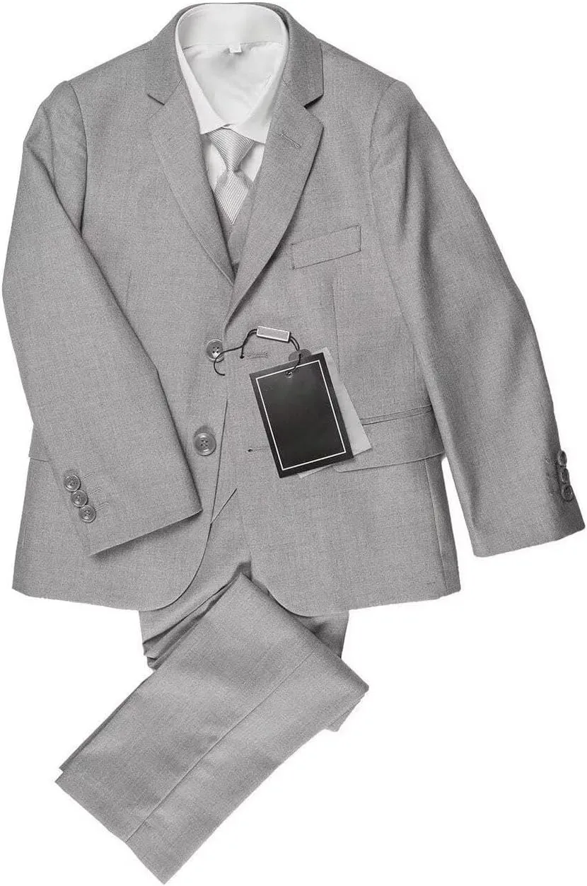 Boys Suit Slim Fit Tuxedo Set Prom Suits for Teen Boys Wedding Party Outfit 2 Piece Blazer Pants Set
