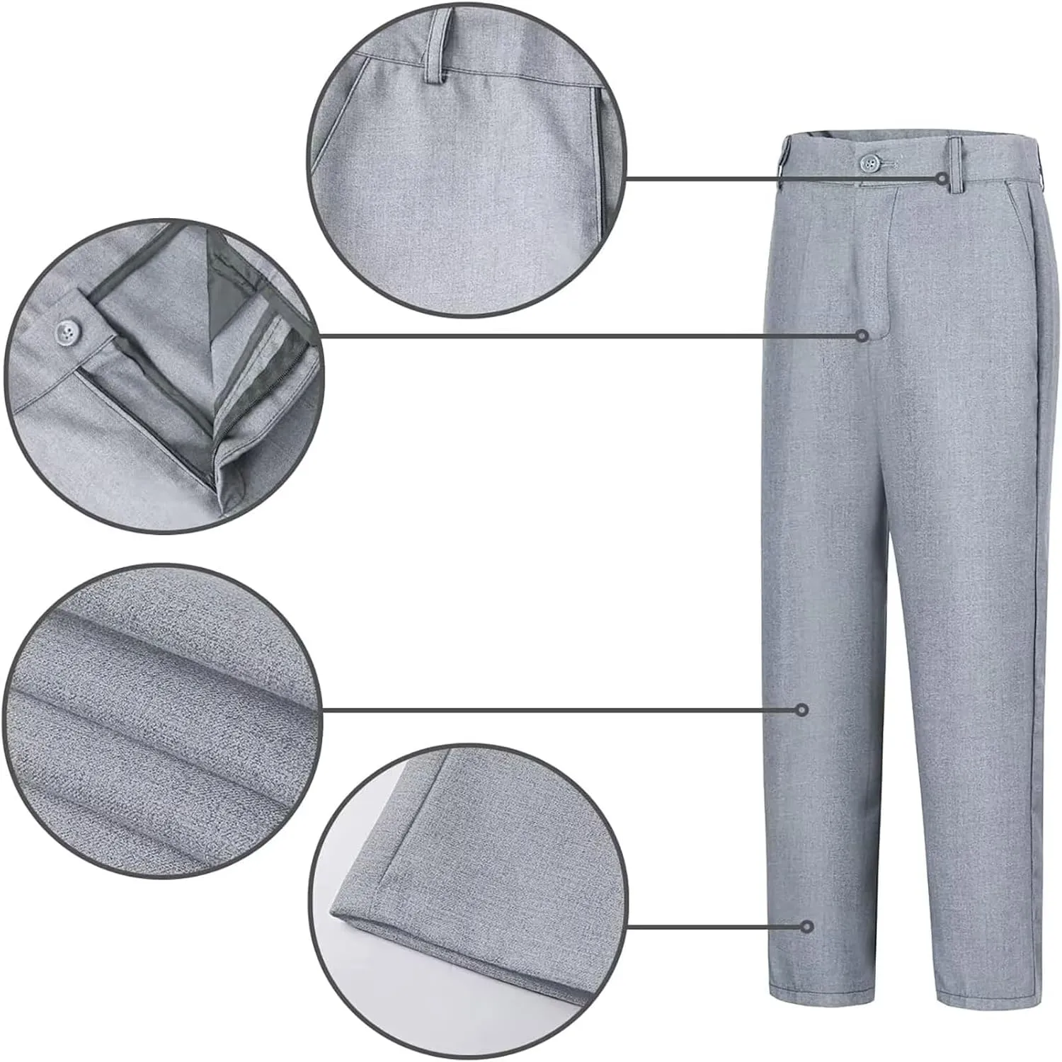 Boys Suit Slim Fit Tuxedo Set Prom Suits for Teen Boys Wedding Party Outfit 2 Piece Blazer Pants Set