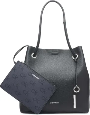 Calvin Klein Gabrianna Bubble Lamb North/South Key Item Tote