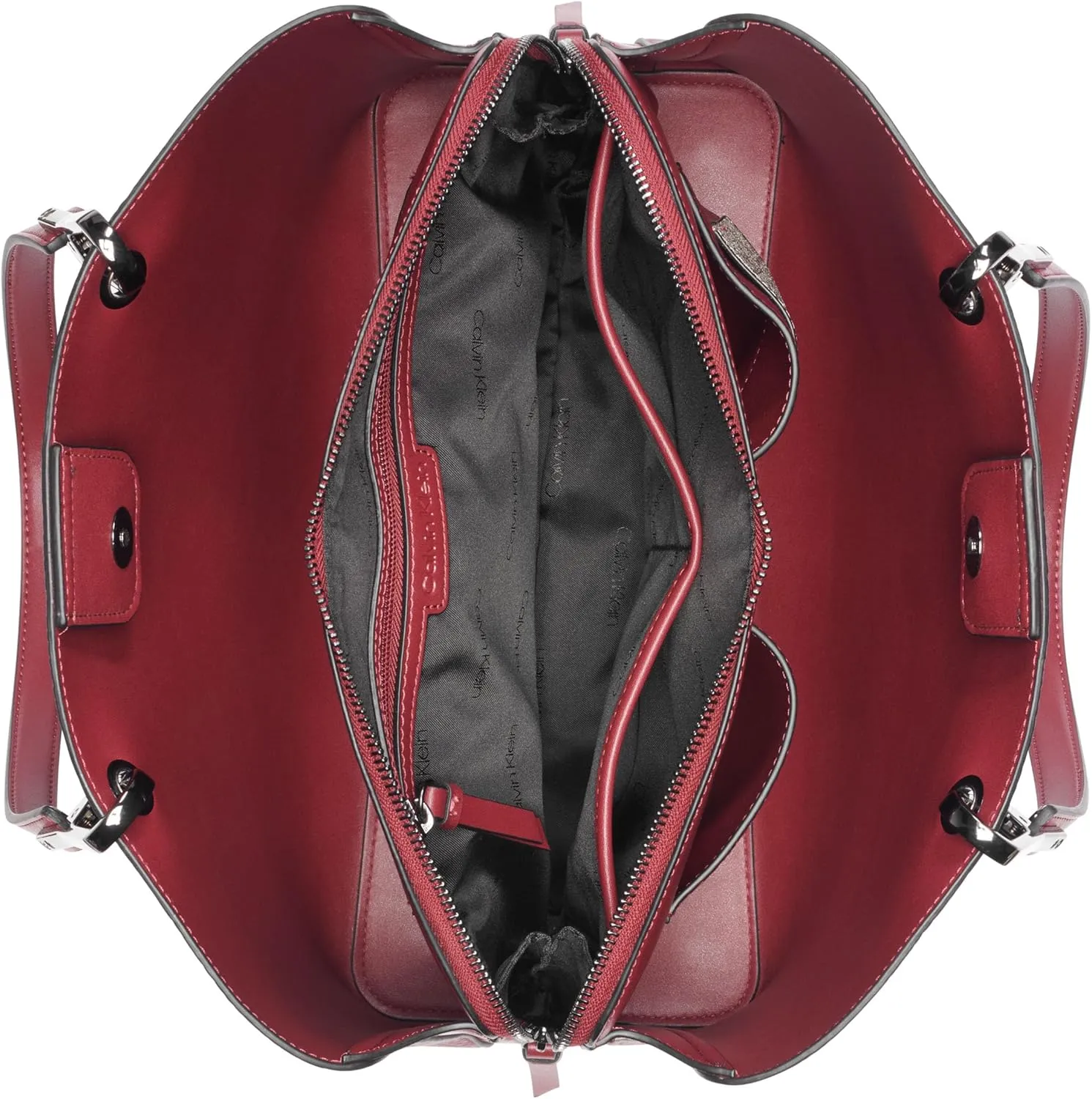 Calvin Klein Garnet Triple Compartment Tote