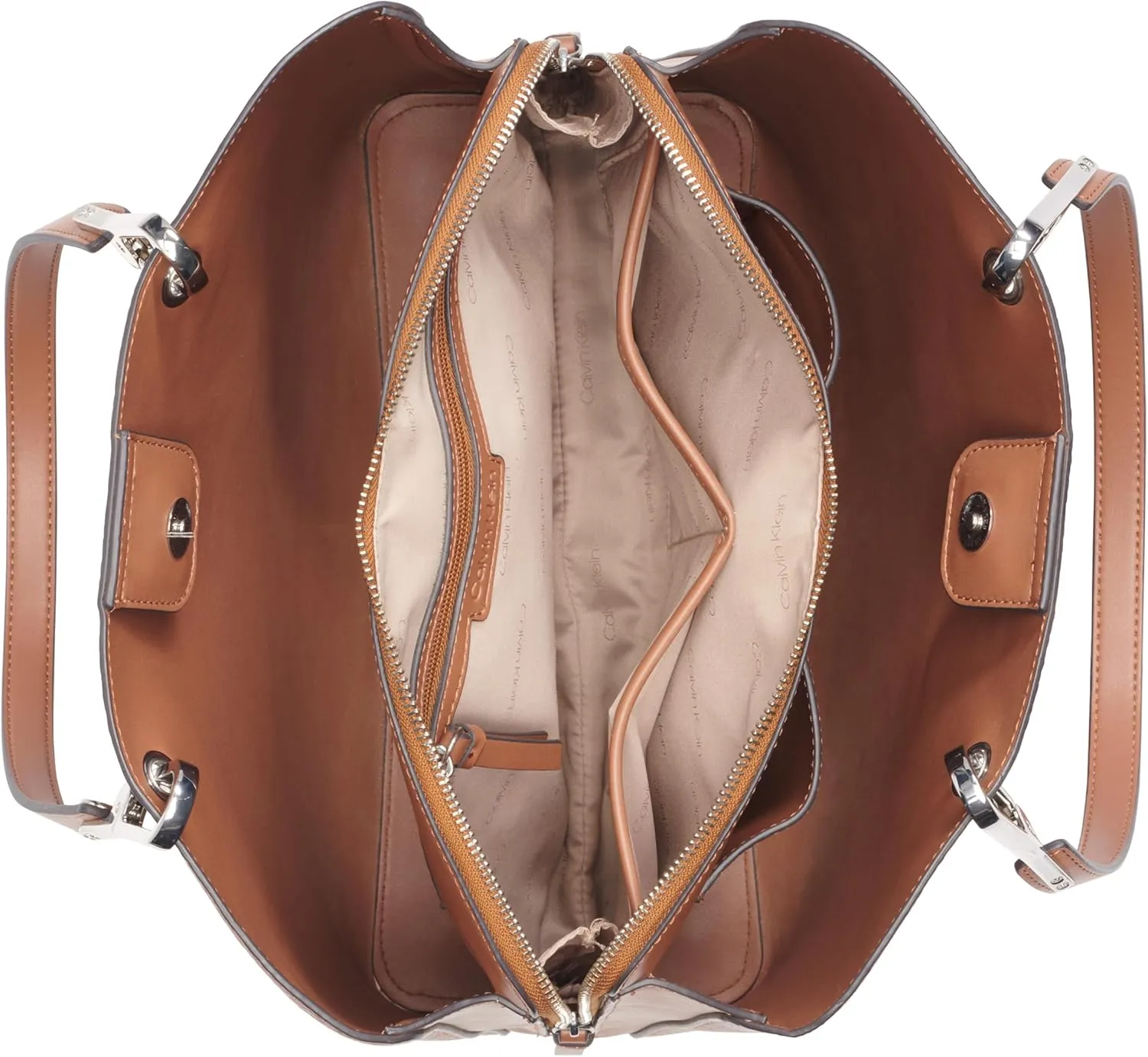 Calvin Klein Garnet Triple Compartment Tote