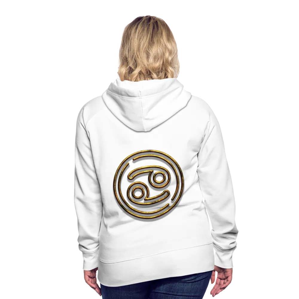 Cancer 3D Gold Women’s Premium Hoodie