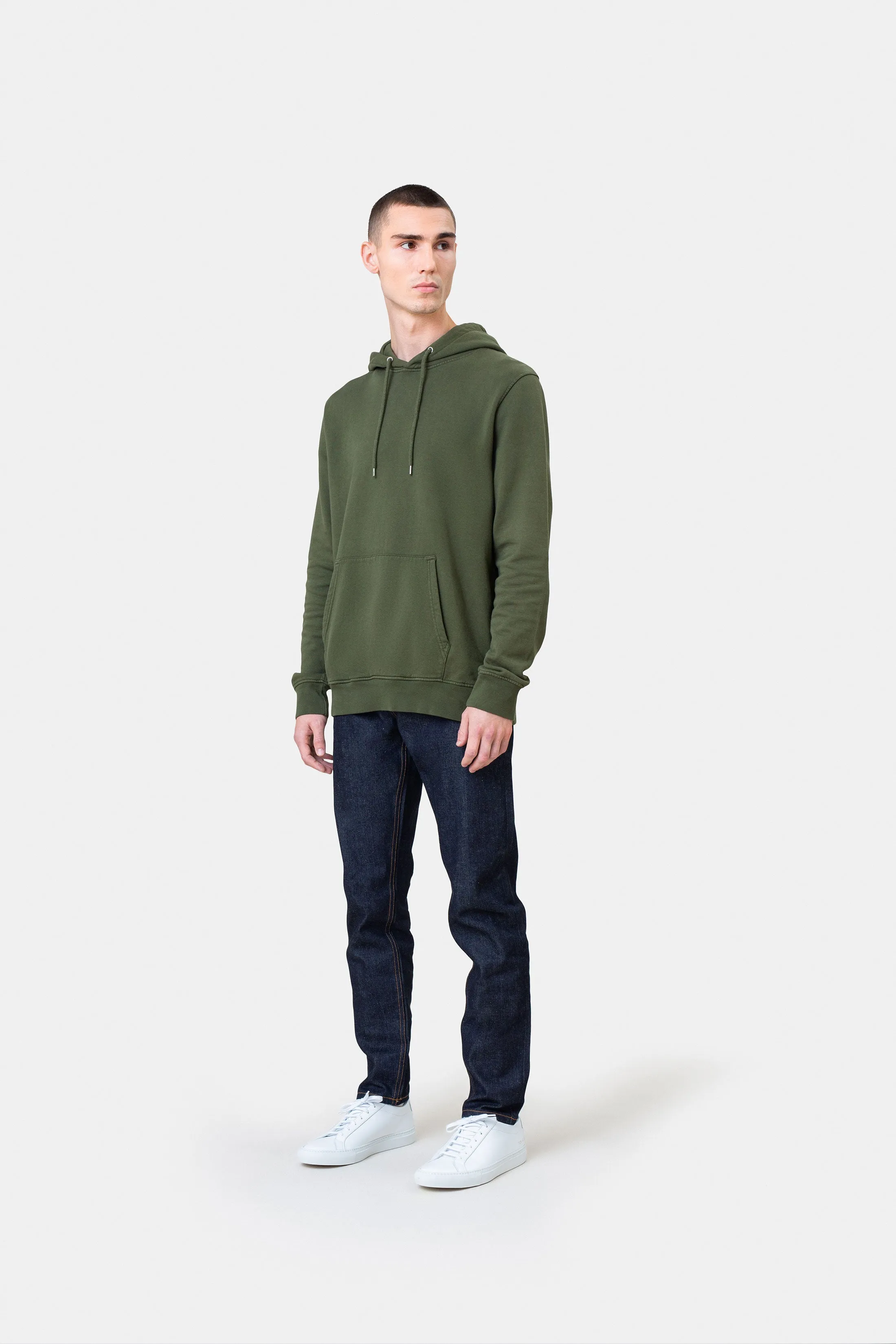 Classic Organic Hood - Navy Blue