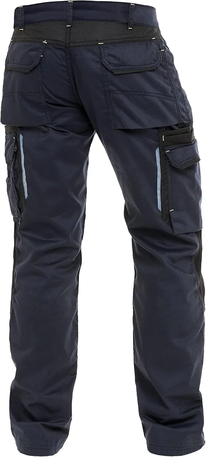 FASHIO FF Mens Construction Pants Utility Work Heavy Duty Workwear Trousers Carpenter Knee Reinforcement Cordura Safety Pants