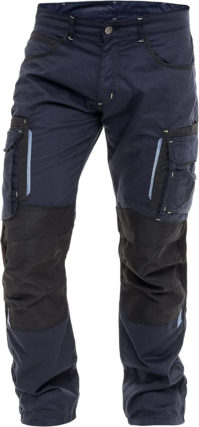 FASHIO FF Mens Construction Pants Utility Work Heavy Duty Workwear Trousers Carpenter Knee Reinforcement Cordura Safety Pants