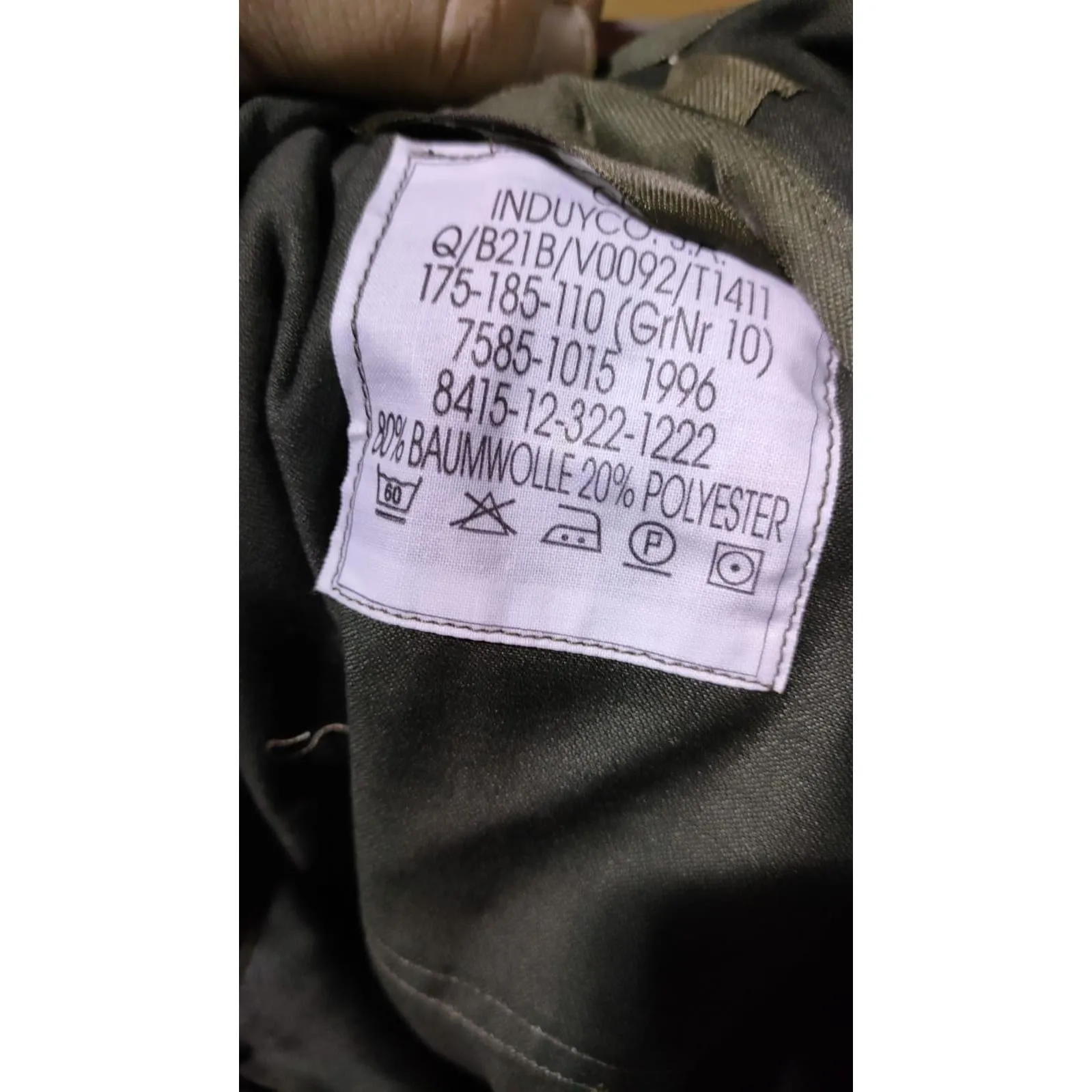 German Flecktarn Camo Parka - Unissued