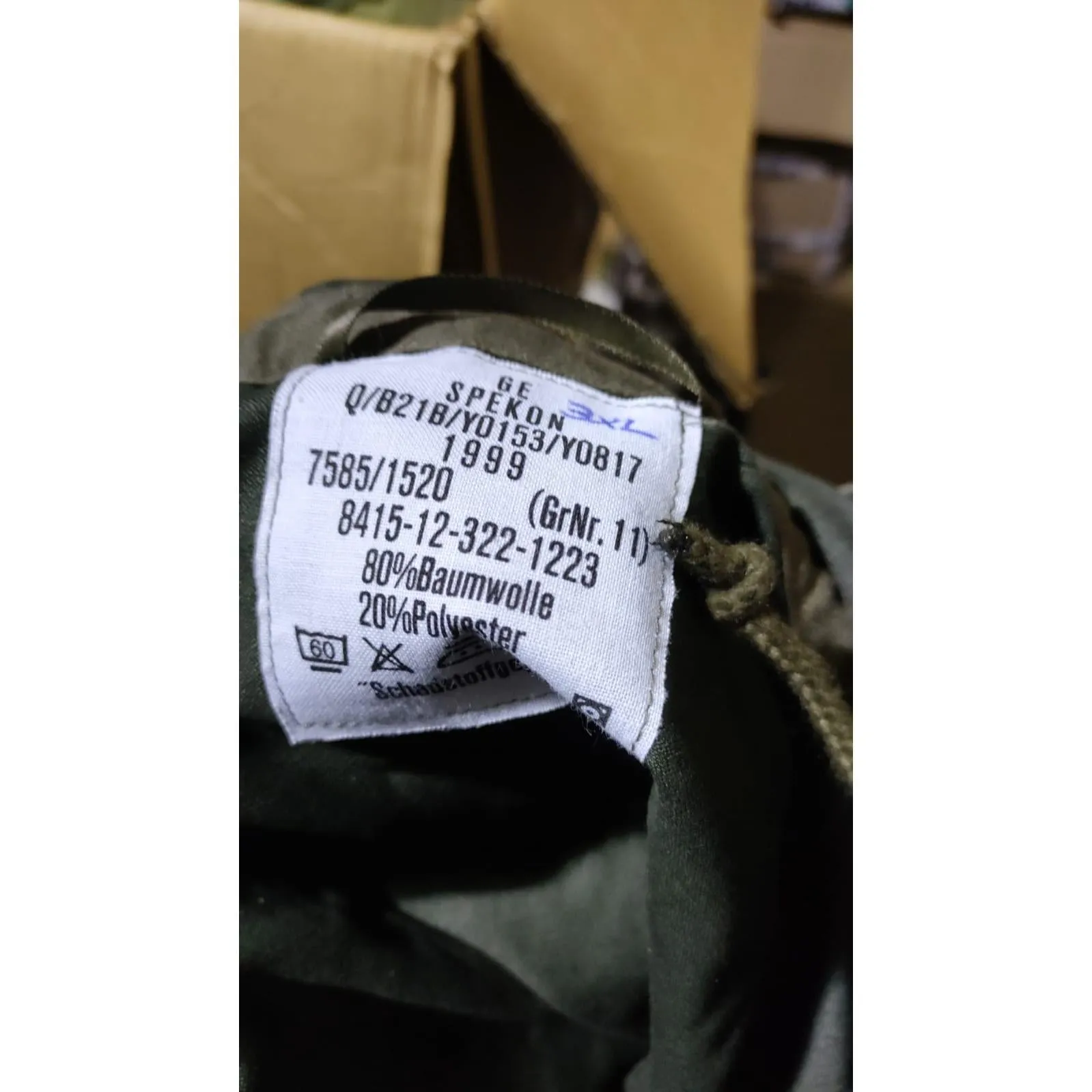 German Flecktarn Camo Parka - Unissued