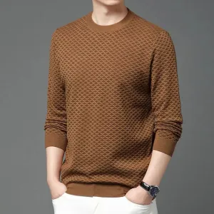 Honeycomb Knit Crewneck