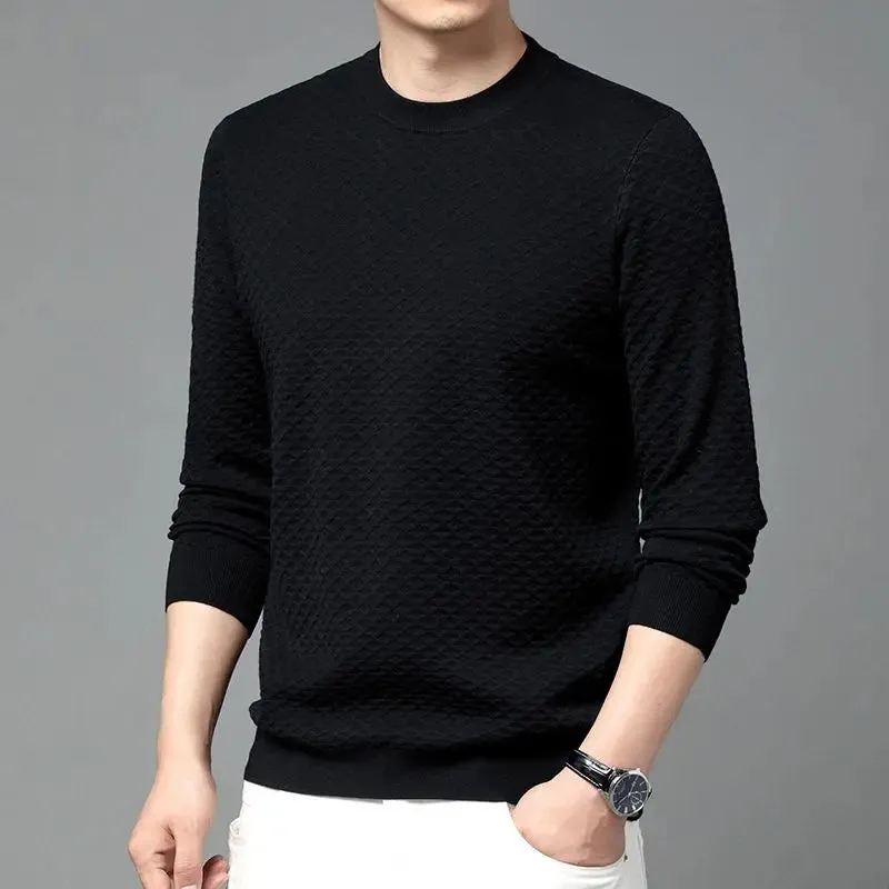 Honeycomb Knit Crewneck