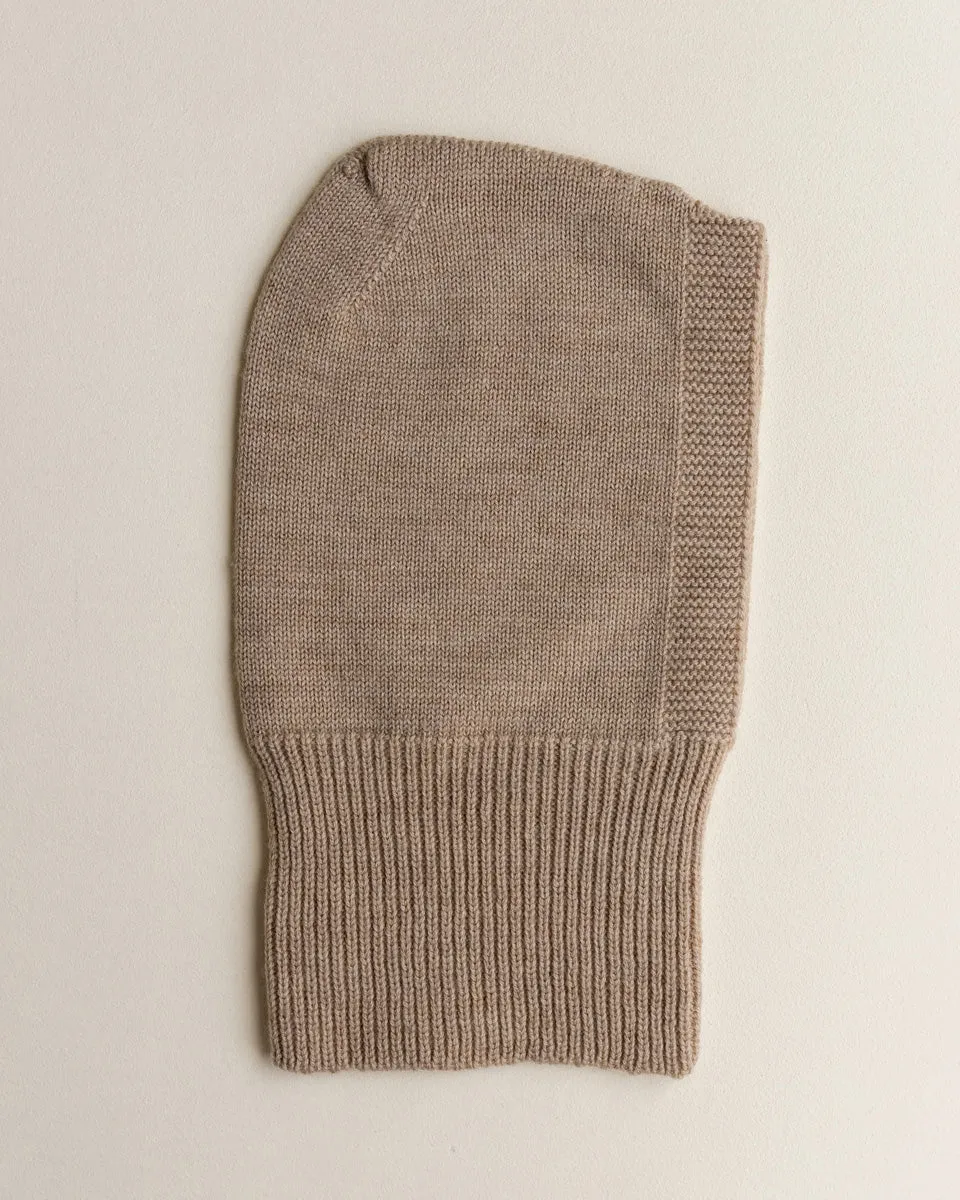 Hvid Eddy Balaclava - Sand