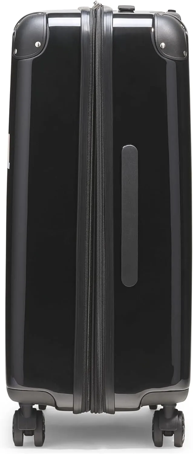 Karl Lagerfeld Paris Karl in a Box Upright Hardside Suitcase, Black, Medium
