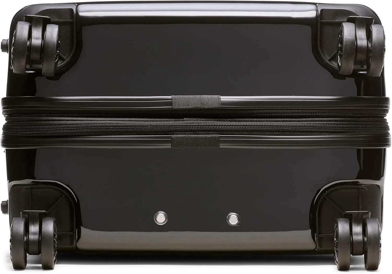Karl Lagerfeld Paris Karl in a Box Upright Hardside Suitcase, Black, Medium