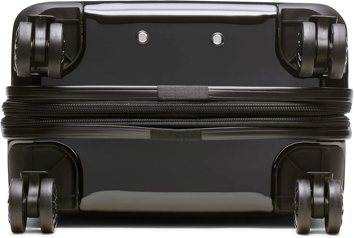 Karl Lagerfeld Paris Karl in a Box Upright Hardside Suitcase, Black, Small