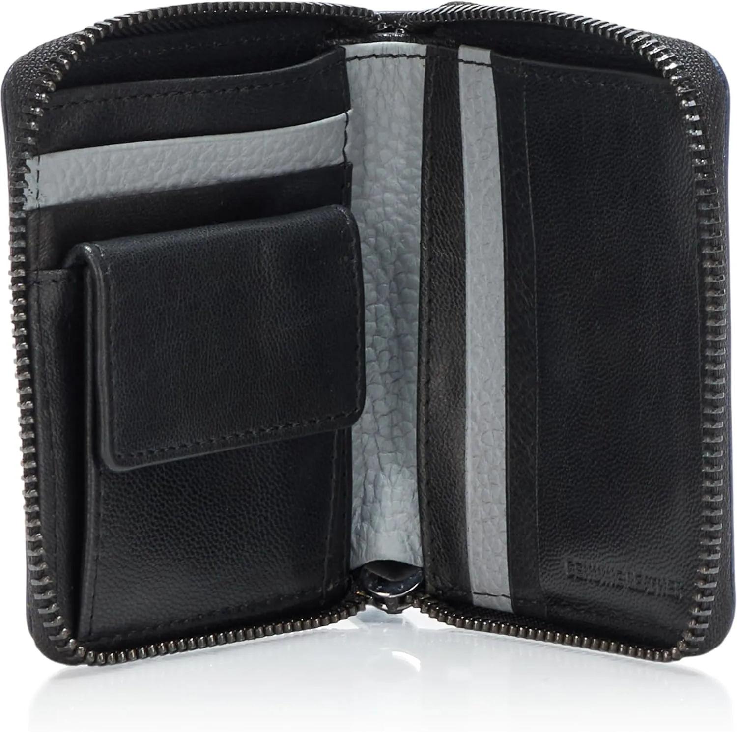 Karl Lagerfeld Paris Men's Leather Zip Around Wallet