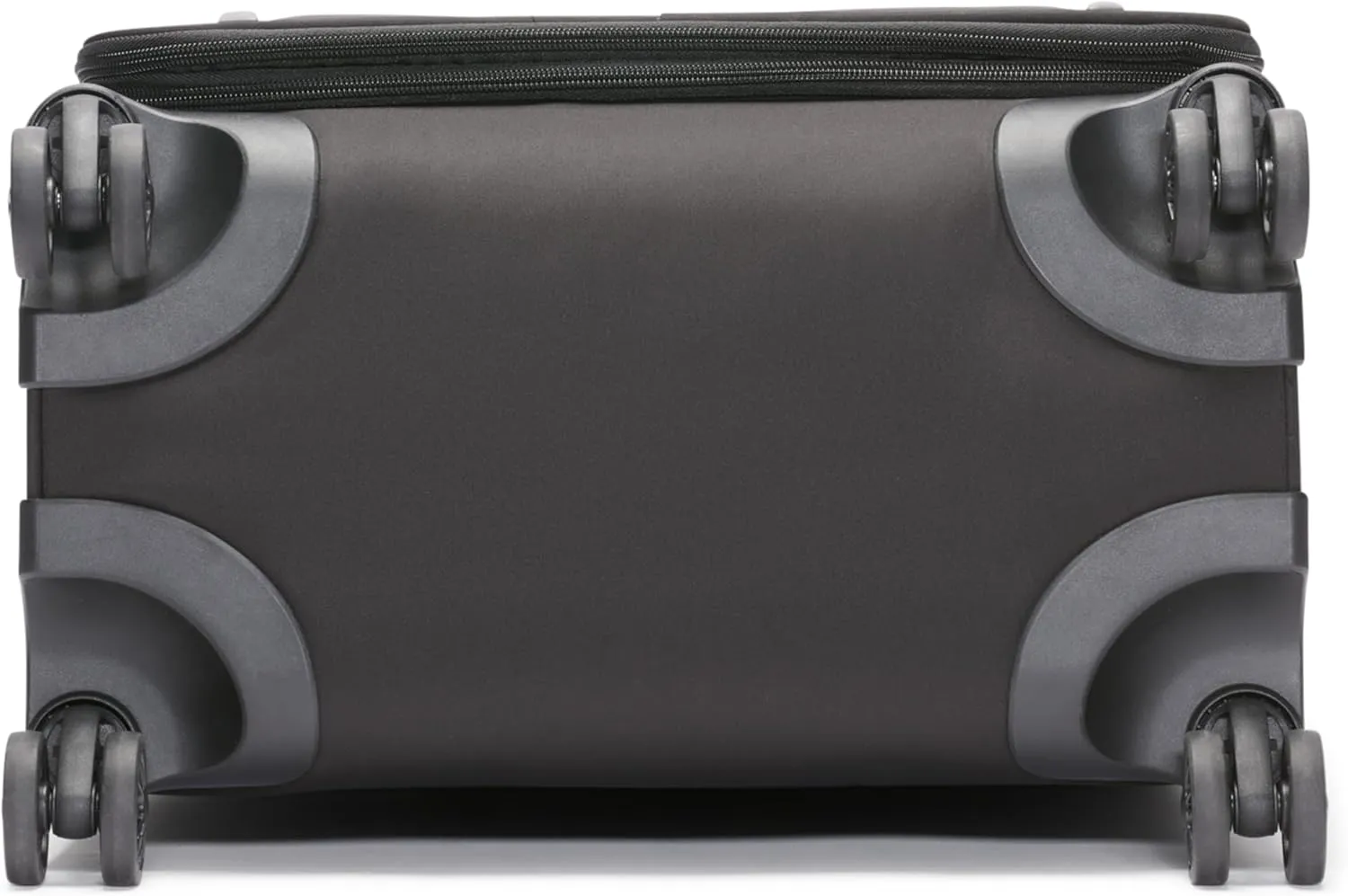 Karl Lagerfeld Paris Women's Medium Upright Spinner Logo Check in Suitcase, Black, 25 Inch