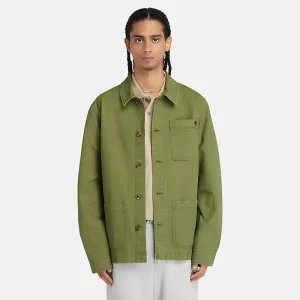 Kempshire Washed Canvas Chore Jacket For Men
