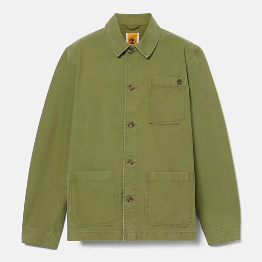 Kempshire Washed Canvas Chore Jacket For Men