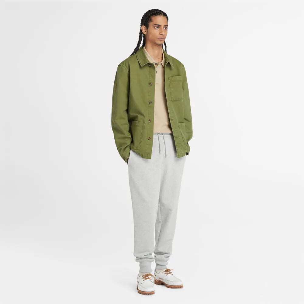 Kempshire Washed Canvas Chore Jacket For Men