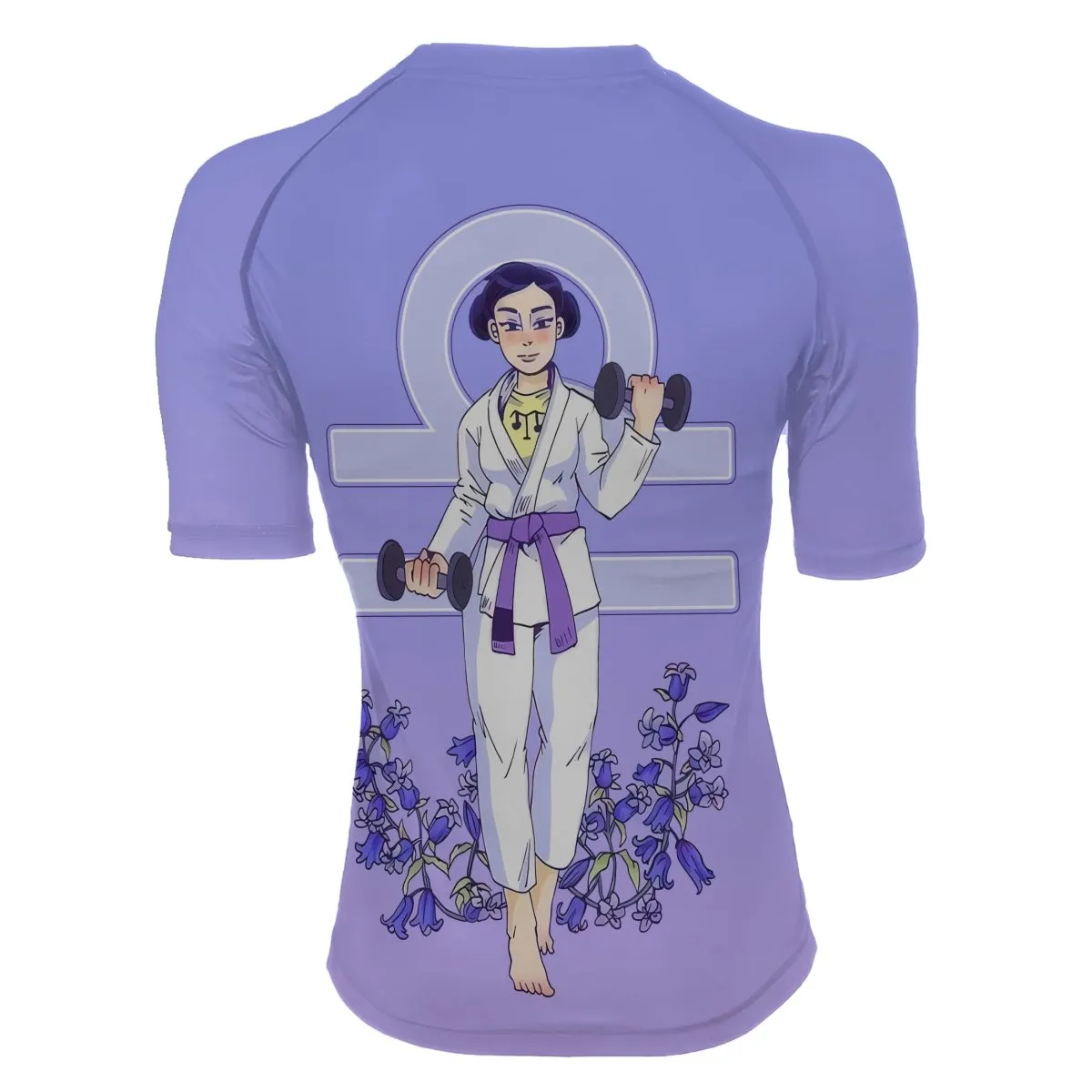 Libra Mom Women's Short Sleeve Rash Guard