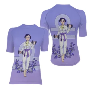 Libra Mom Women's Short Sleeve Rash Guard