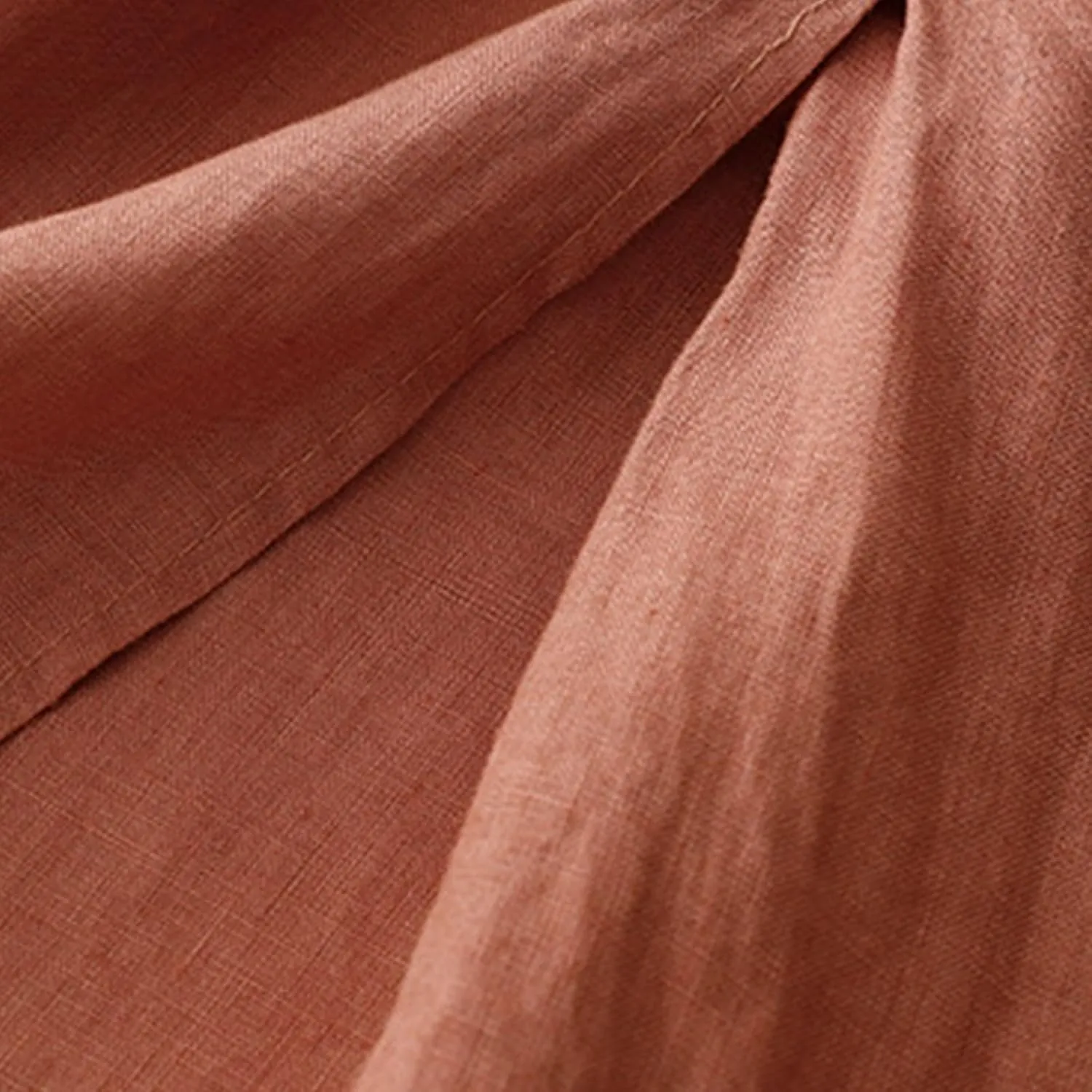 Linen Maxi Skirt, Women's Summer Bohemian Long Skirt, Cotton Elastic Waist Band Maxi Skirt Beach Party Holiday Skirt