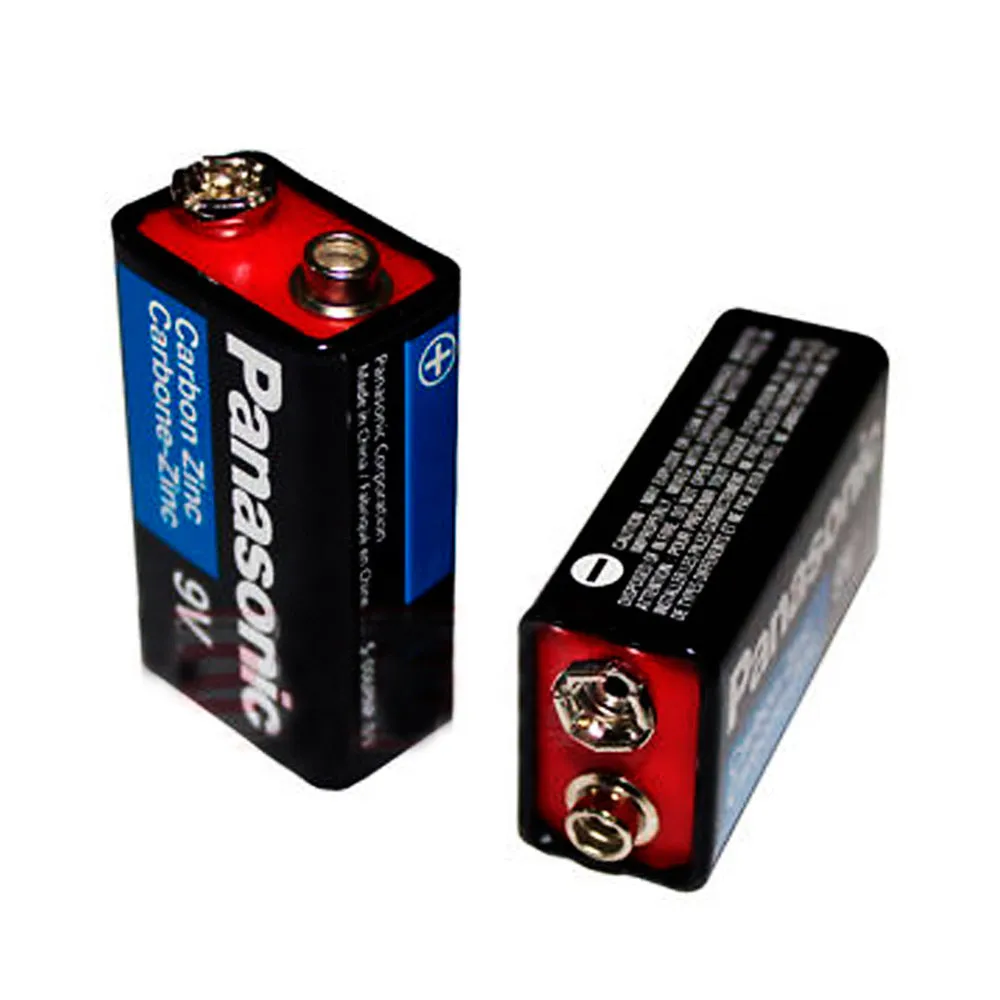 Lot of 4 Pcs Panasonic Battery 9 Volt Super Heavy Duty Carbon Zinc Batteries New