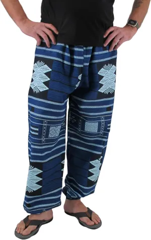 Love Quality Baggy Pants Men's One Size Printed 100% Cotton Harem Pants Hippie Boho