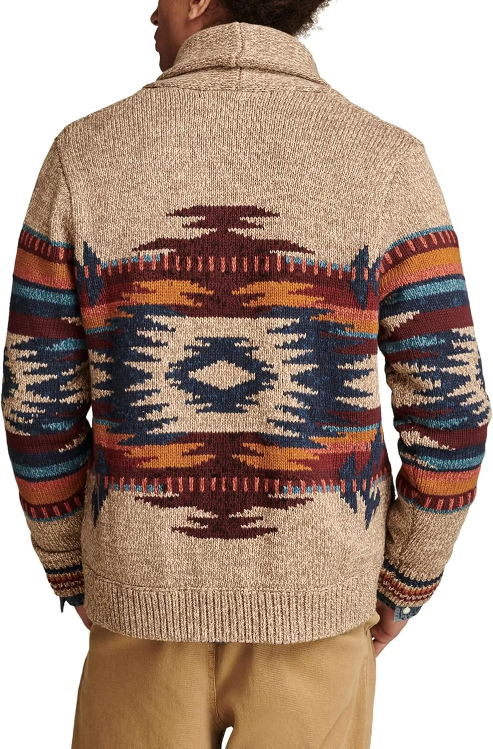 Lucky Brand Men's Southwest Shawl Cardigan