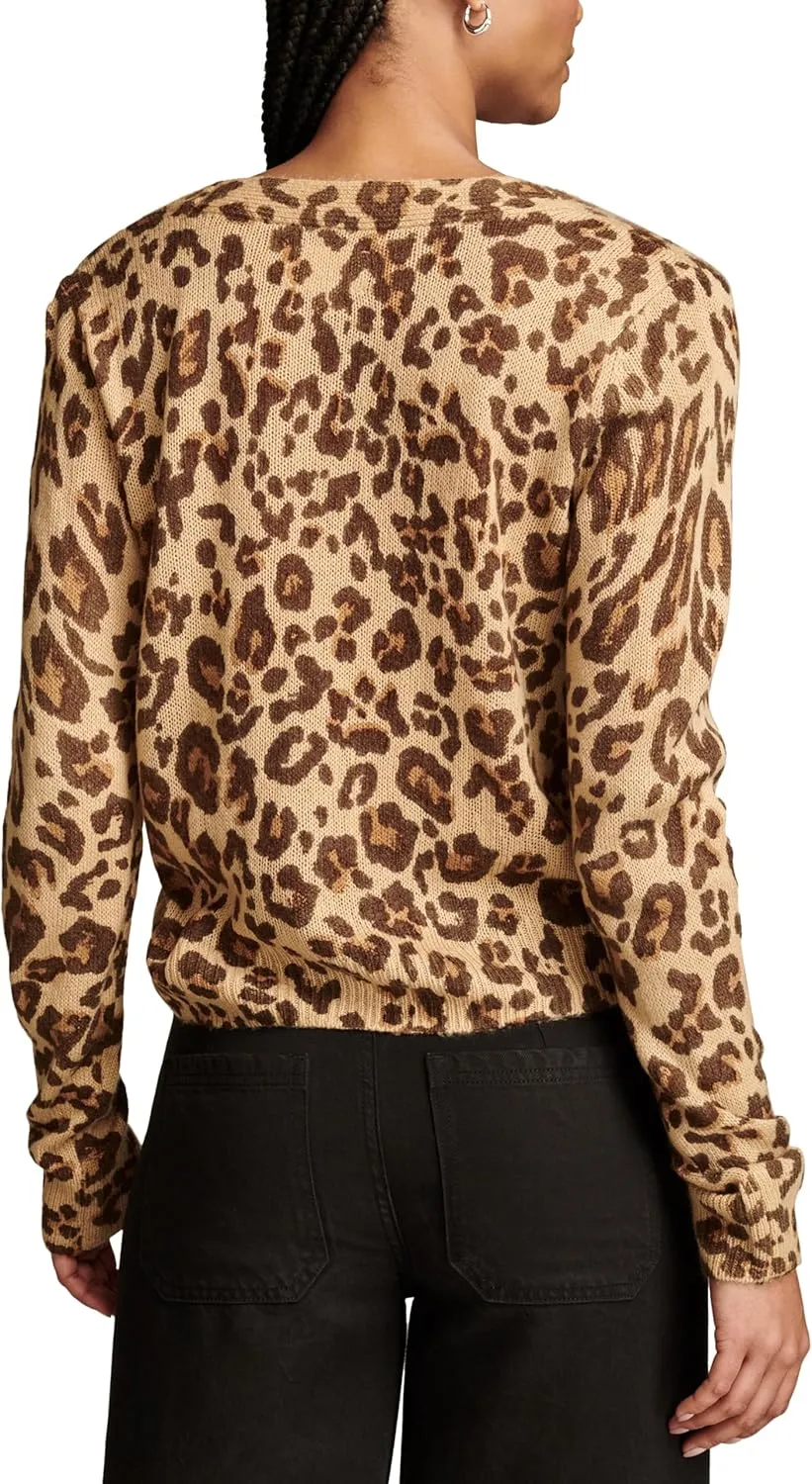 Lucky Brand Women's Cheetah Print Cardigan