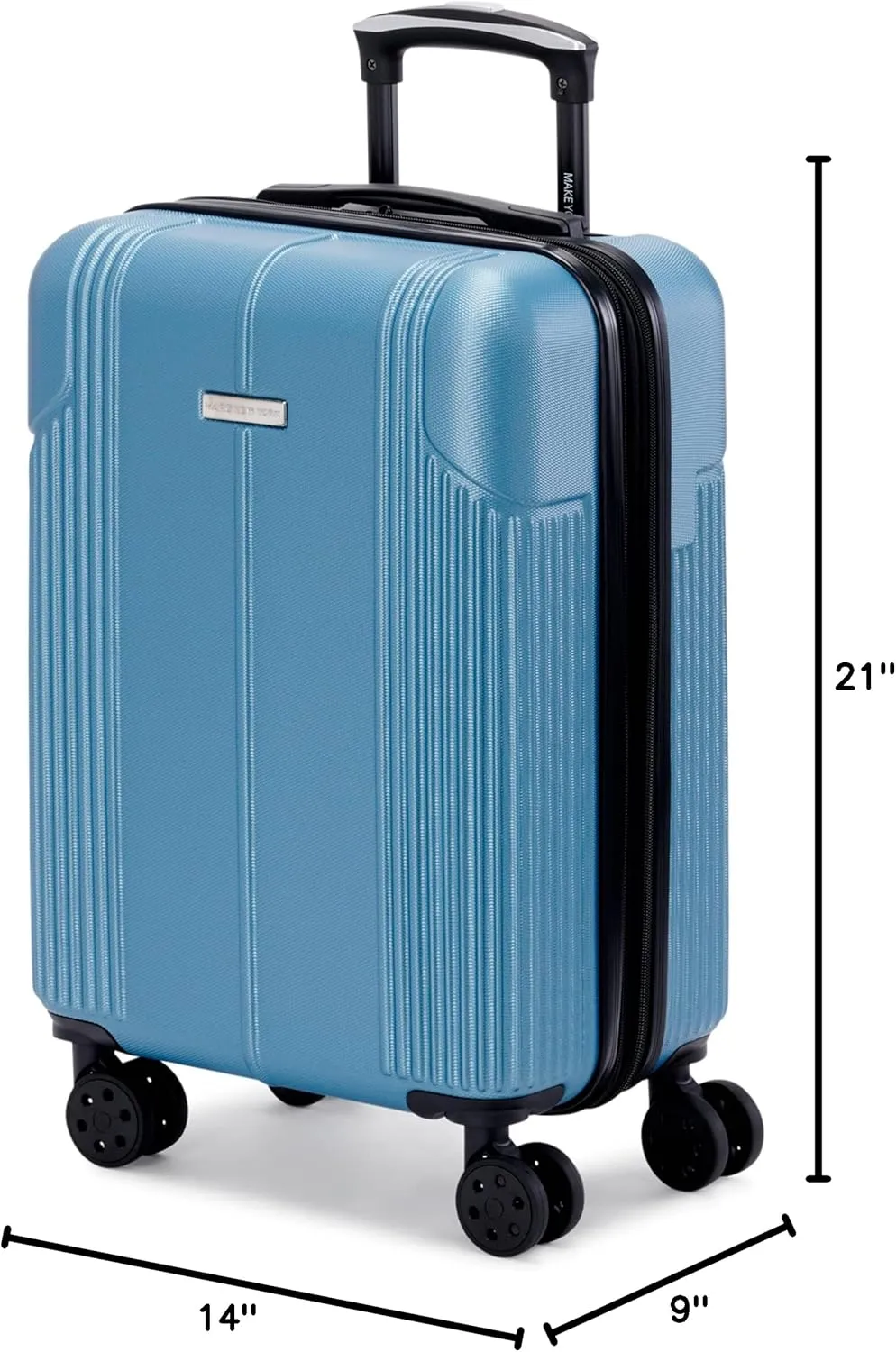 Marc New York Horizon 21" Upright Luggage, Stone Blue, Carry On