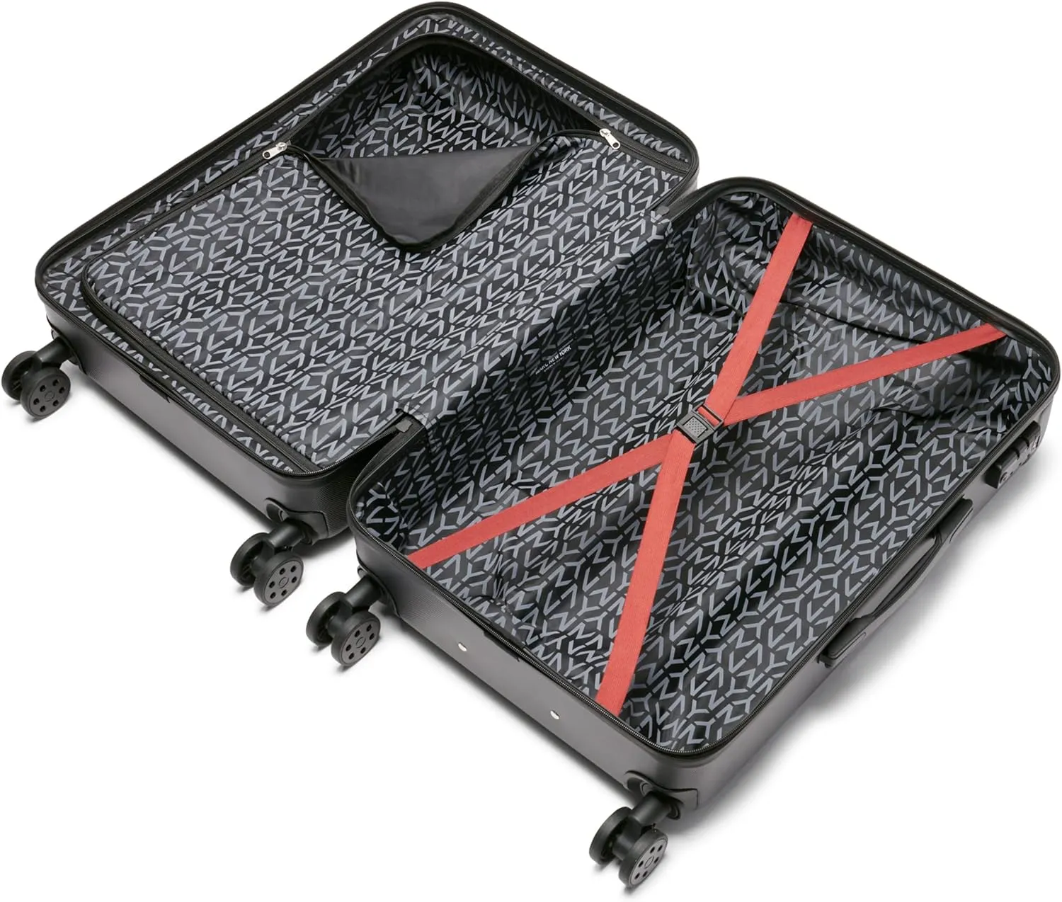 Marc New York Lotus 28" Upright Luggage, Black, Large