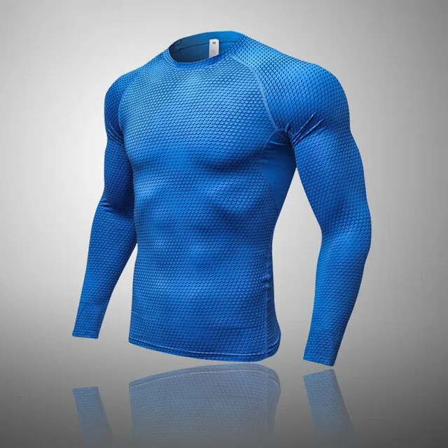 Men's Compression Muay Thai Thermal Quick Dry Underwear T-Shirt