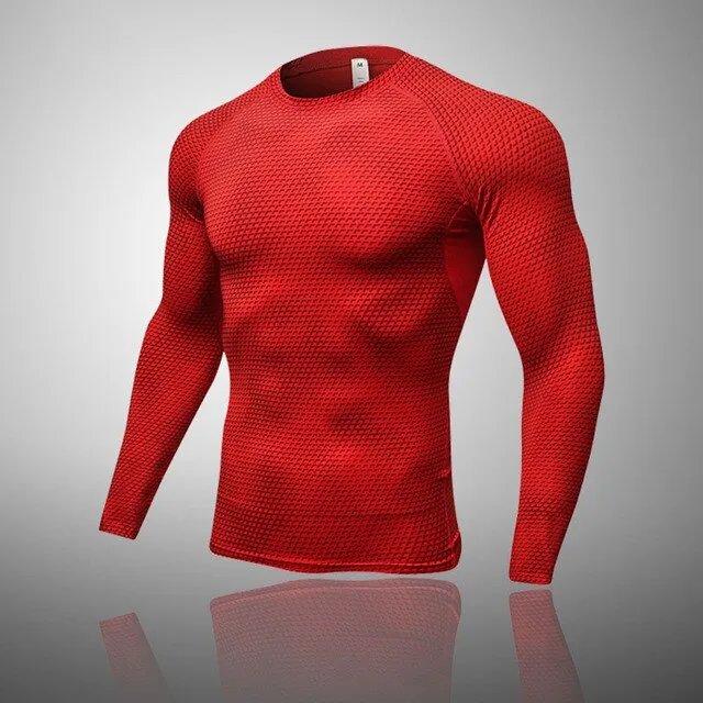 Men's Compression Muay Thai Thermal Quick Dry Underwear T-Shirt