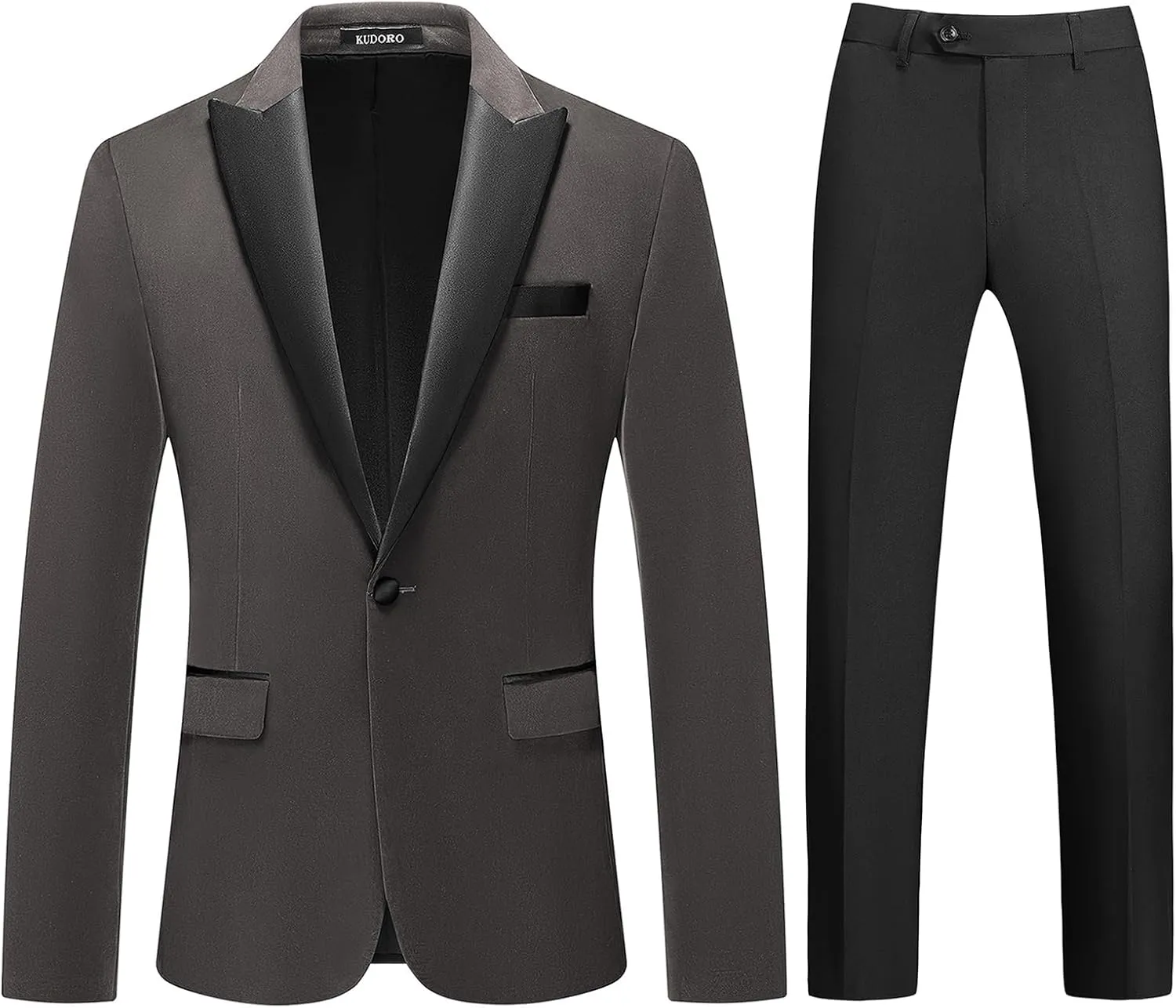 Mens Velvet Suits 2 Piece Slim Fit for Men Tuxedo Blazer Peaked Lapel One Button Wedding Dinner Jacket & Pants Suits