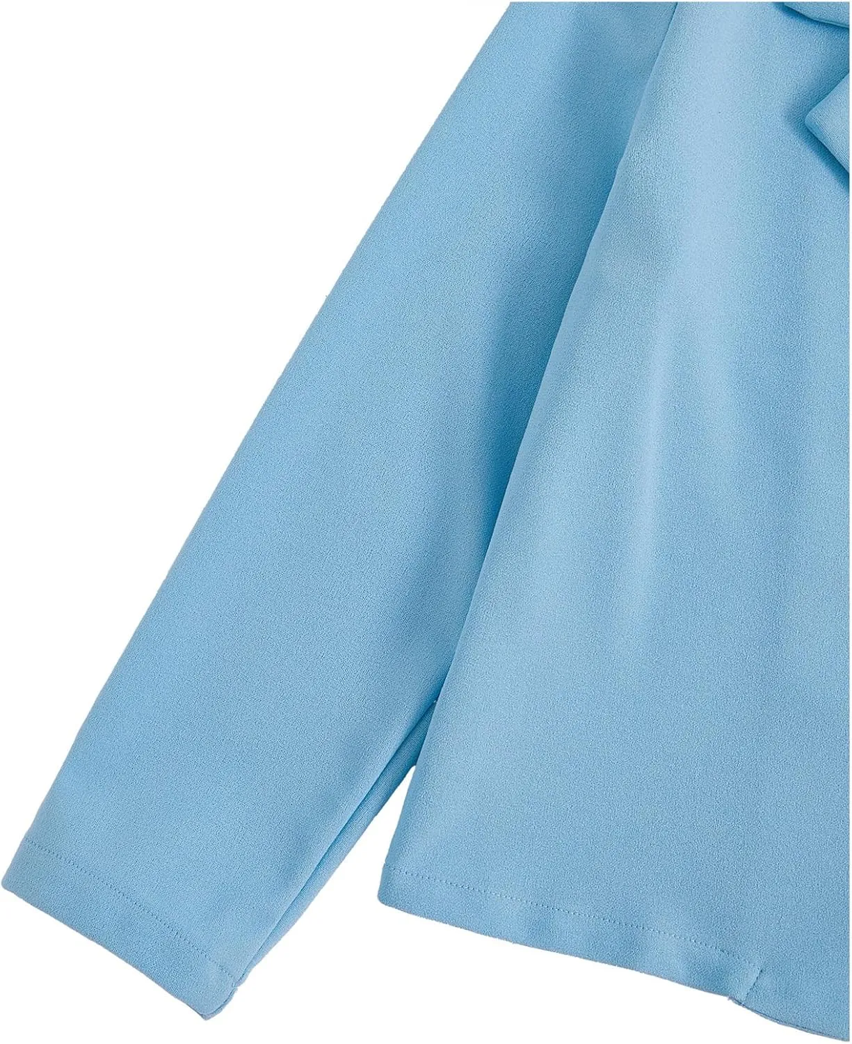 Milumia Girl's Two Piece Outfit Solid Open Front Blazer and Pants Set