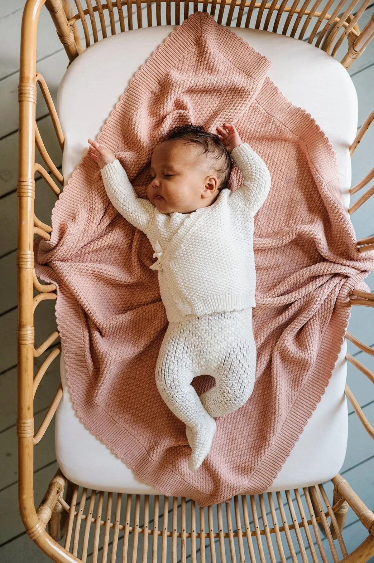 Moss Knit Collection -  Blanket