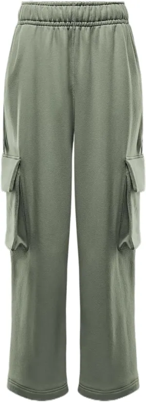 Nike Sportswear Women's Low-Rise Oversized French Terry Open-Hem Pants (FV7512-370, Jade Horizon/Jade Horizon)