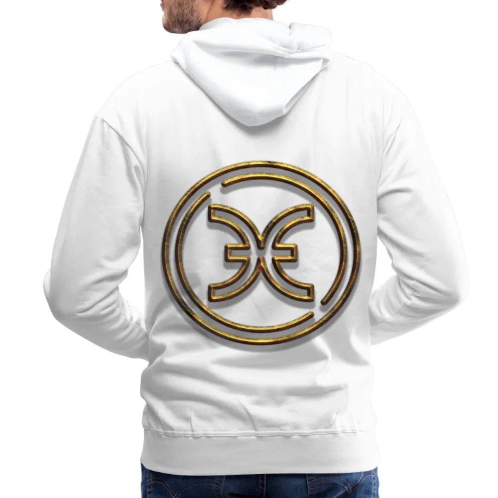 Pisces 3D Gold Men’s Premium Hoodie