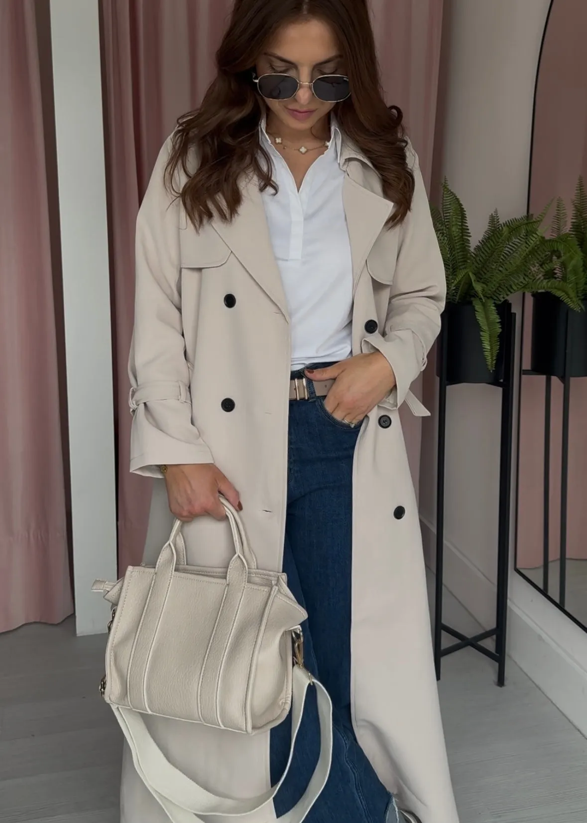 Premium Trench Coat - Biege