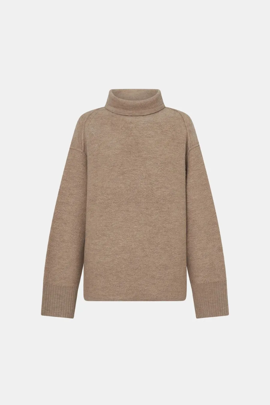 Rohan Knit Funnel Neck Sweater Oatmeal Melange