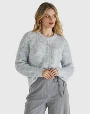 Romee Cardigan - White Marle