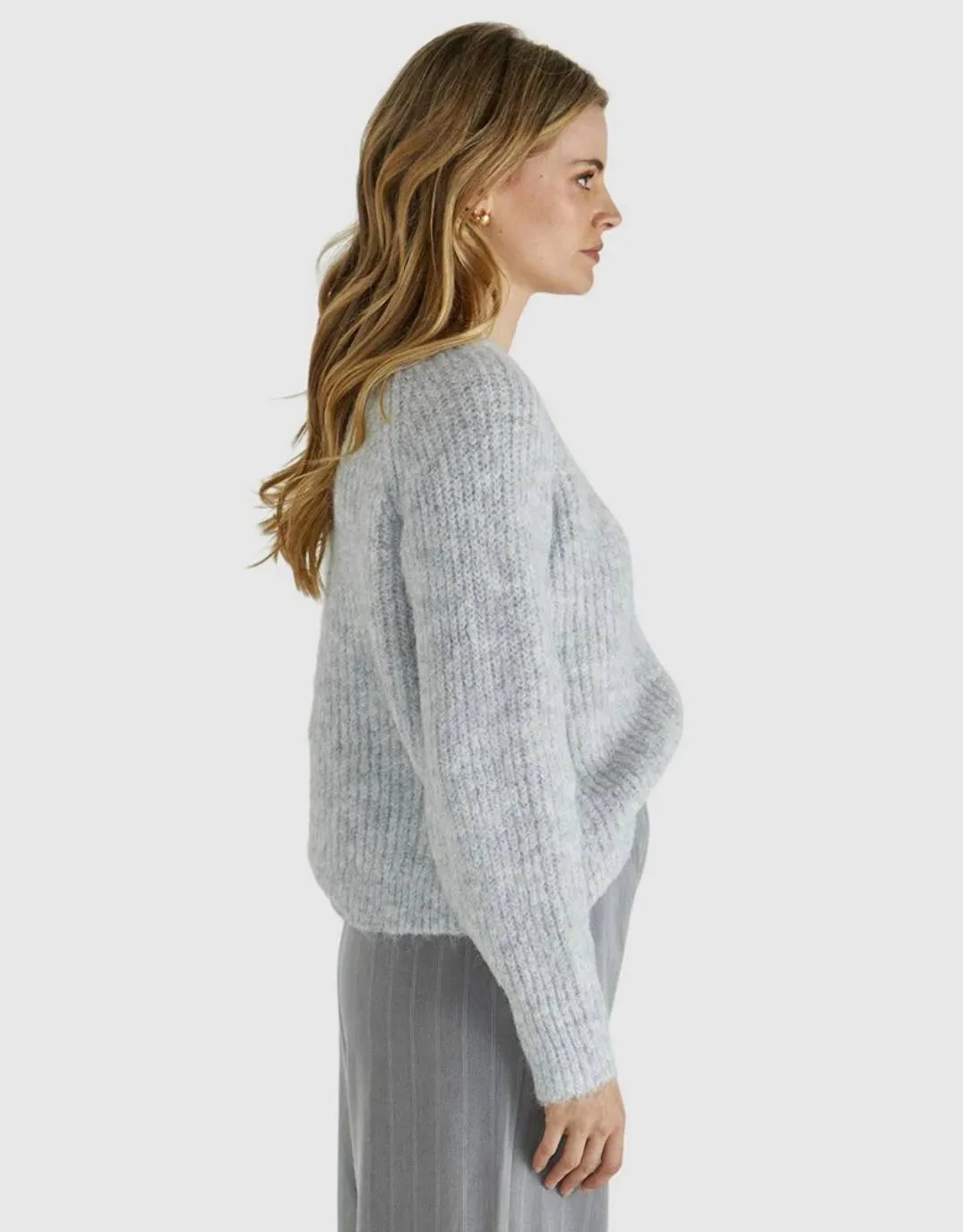 Romee Cardigan - White Marle