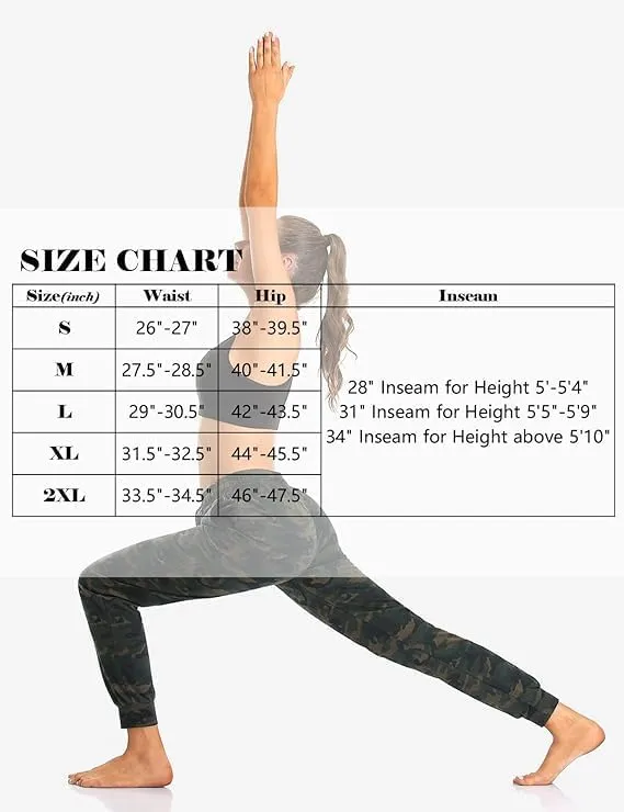 Safort Women Joggers Pants 30"/32"/34"/36" Tall Inseam Athletic Tapered Sweatpants Workout Lounge with Pockets