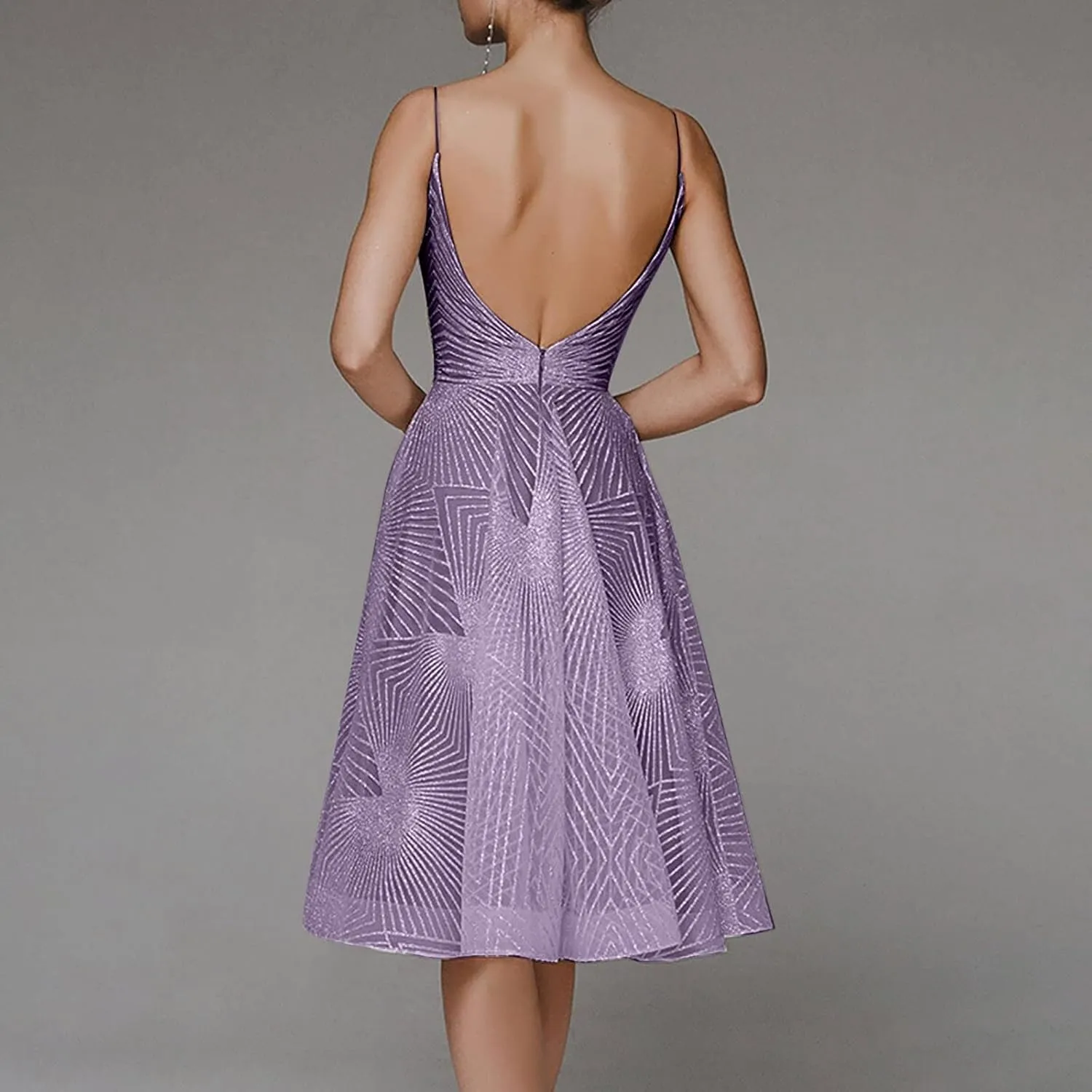 Semi Formal Dresses for Women Evening Party Plus Size Midi Cocktail Elegant Homecoming Prom Dress Summer Beach Dress