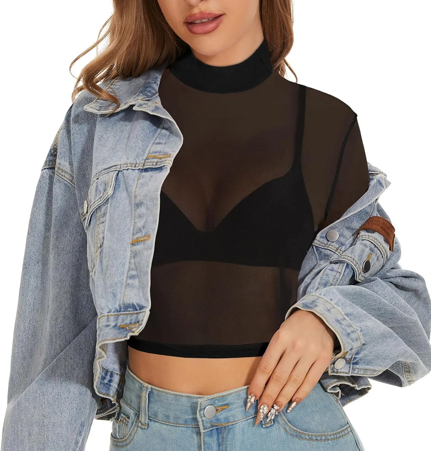 Sexy Lingerie for Women Naughty Sex Plus Size Mesh Sheer Transparent See Through Camisole Tops Silky Cut Out Trendy Tank Top