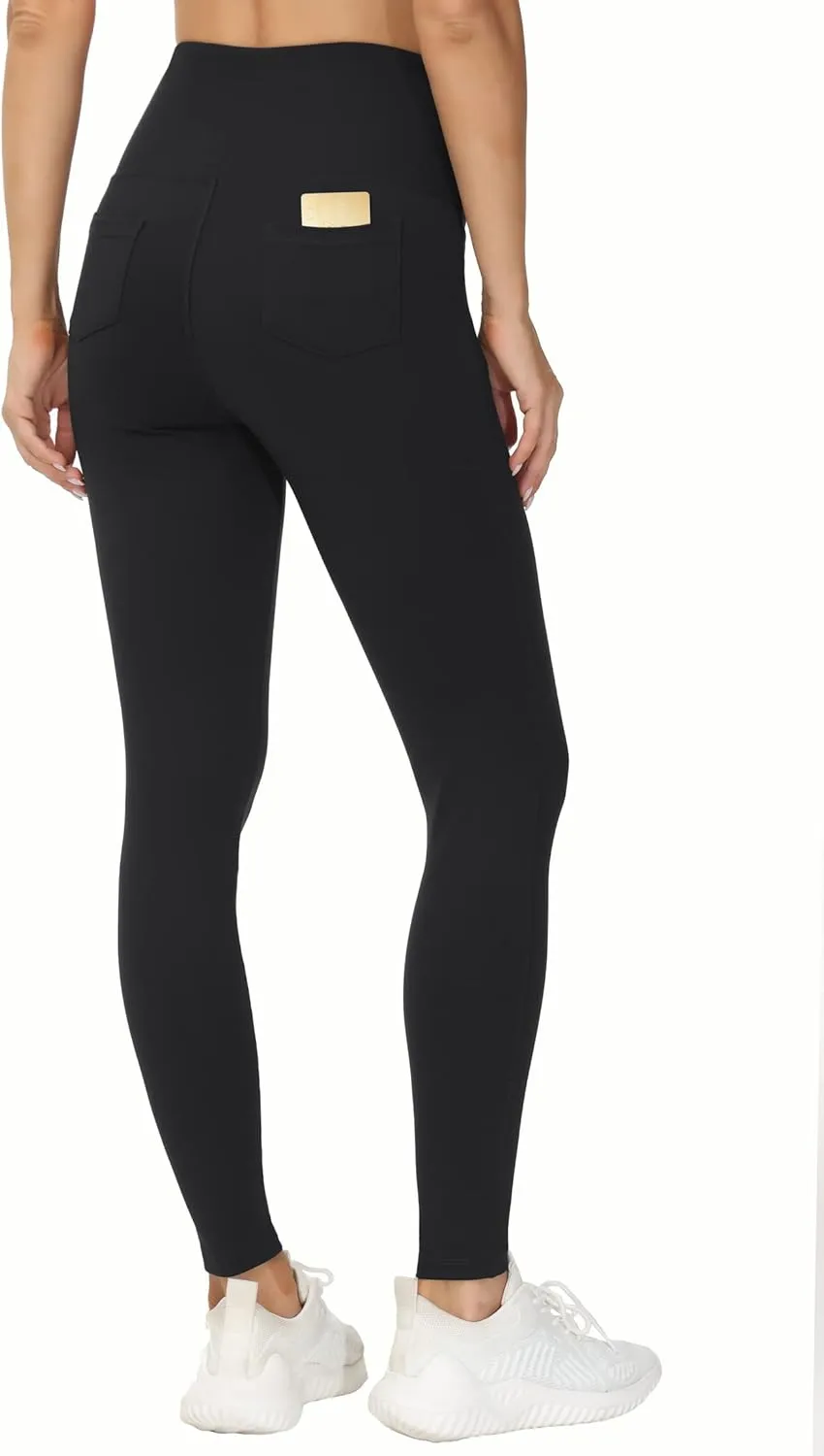 THE GYM PEOPLE Women's Casual Yoga Leggings High Waisted Tummy Control Workout Pants with 4 Pockets